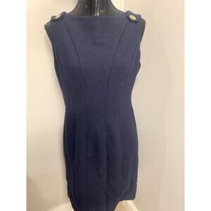 Tory Burch Dress Sleeveless Blue M Women's A38